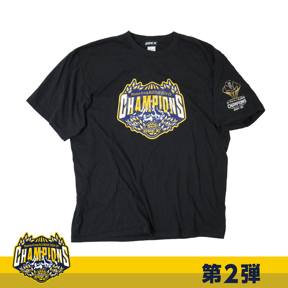 《第1次受付 6/2(月)18:00～ 6/8(日)23:59》【予約販売】BREX B.LEAGUE 2024-25 チャンピオン ヴィンテージ風 Tシャツ 詳細画像 1カラー 1